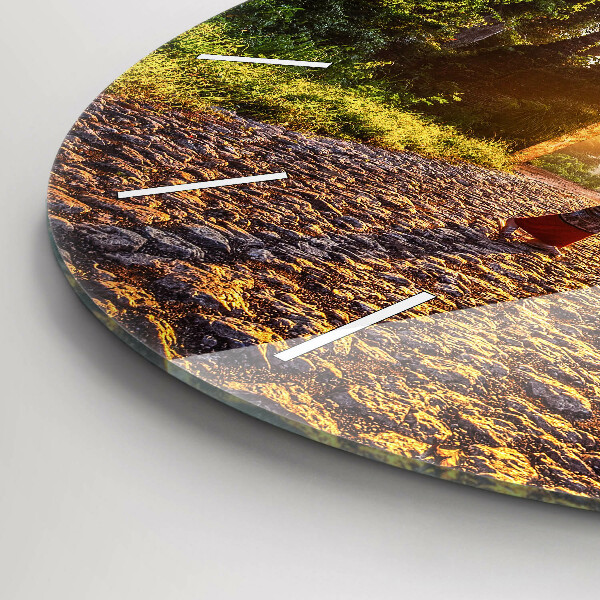 Reloj de pared redondo Parque Surat Thani Tailandia