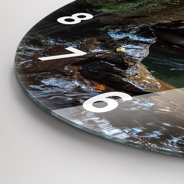 Reloj de cristal redondo Puente Golden Gate