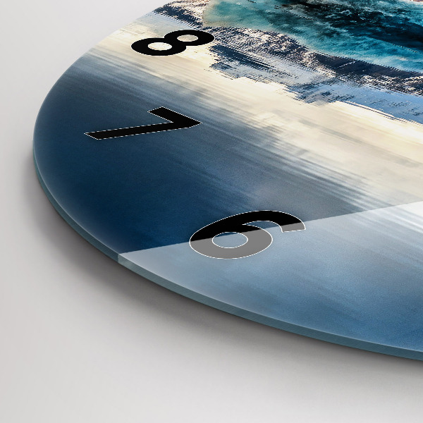 Reloj de pared redondo Lago Jokulsarlon Islandia