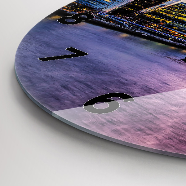 Reloj redondo pared Vista de Londres