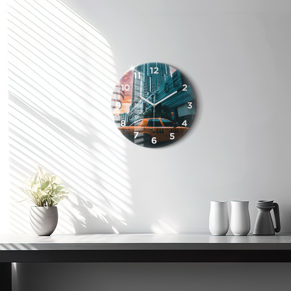Reloj de pared redondo Miami, Florida