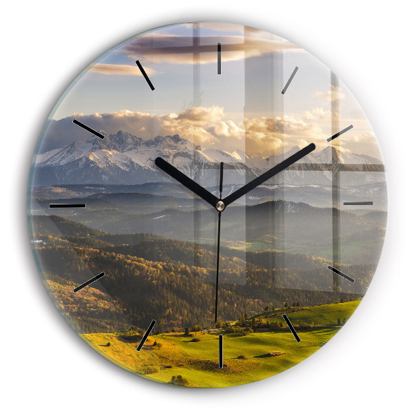 Reloj de pared redondo Pieniny - Alto Pico