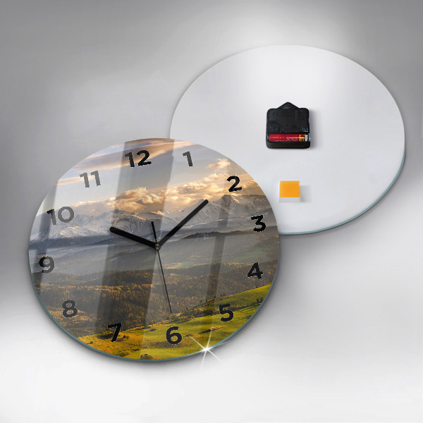 Reloj de pared redondo Pieniny - Alto Pico