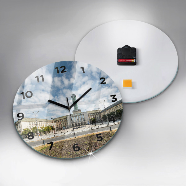 Reloj de pared redondo Panorama de Ostrava