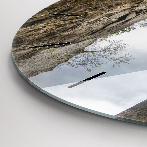 Reloj de pared redondo Ciudad del rock en la República Checa