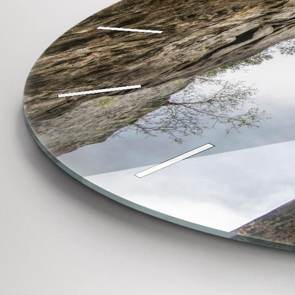 Reloj de pared redondo Ciudad del rock en la República Checa