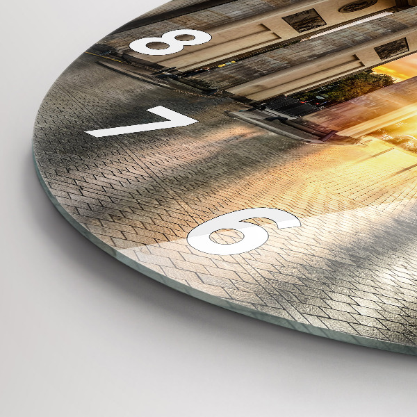 Reloj de pared redondo Puerta de Brandemburgo en Berlín