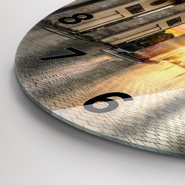 Reloj de pared redondo Puerta de Brandemburgo en Berlín