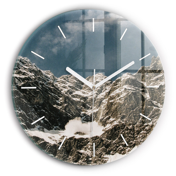 Reloj de pared redondo Montañas Watzmann