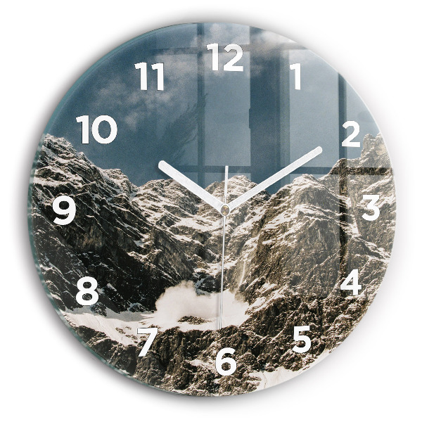 Reloj de pared redondo Montañas Watzmann