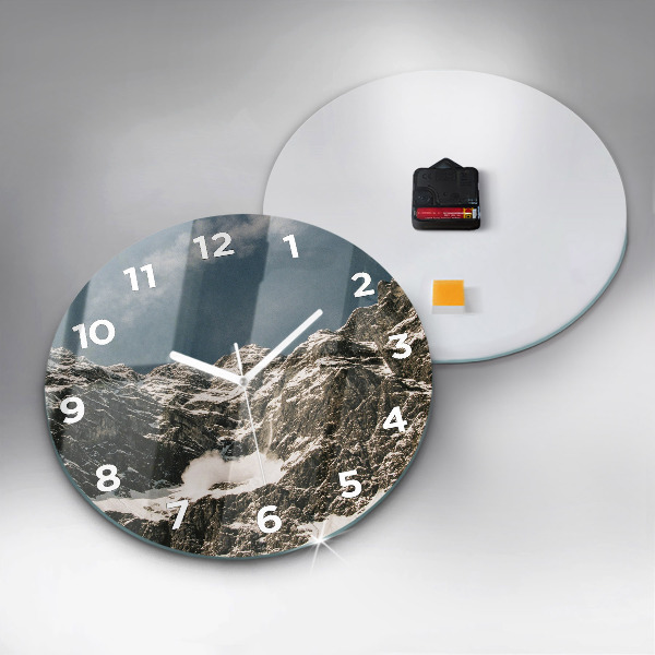 Reloj de pared redondo Montañas Watzmann