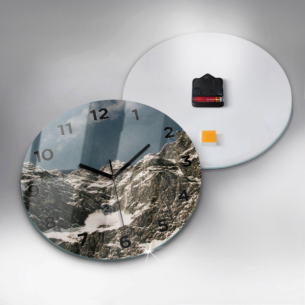 Reloj de pared redondo Montañas Watzmann