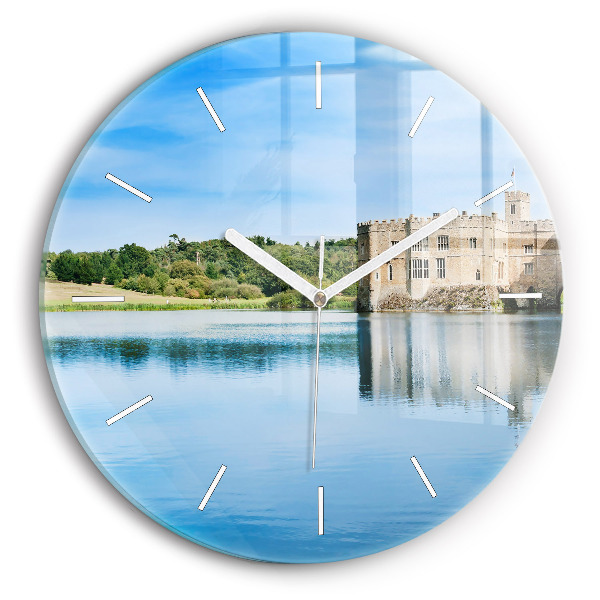 Reloj redondo pared Castillo de Leeds