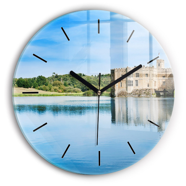 Reloj redondo pared Castillo de Leeds