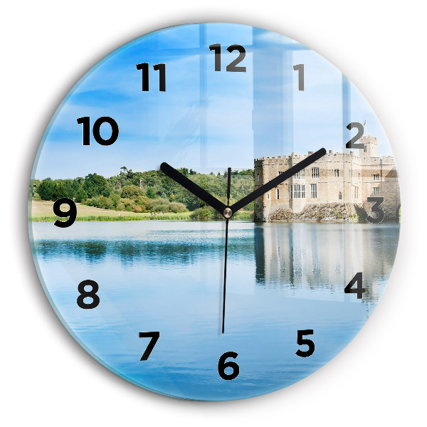 Reloj redondo pared Castillo de Leeds