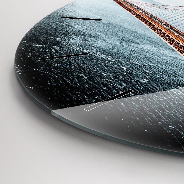 Reloj redondo pared Puente Golden Gate