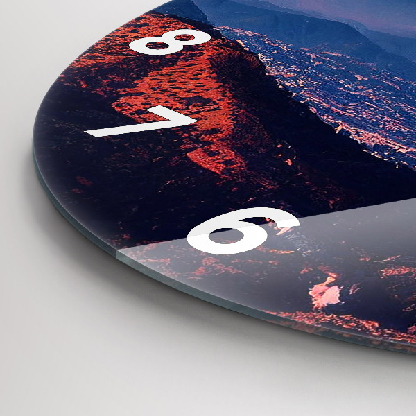 Reloj redondo pared Montañas en San Antonio USA