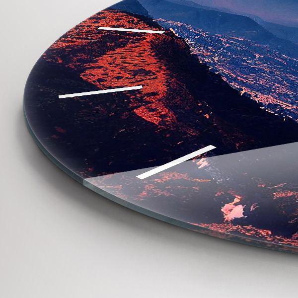 Reloj redondo pared Montañas en San Antonio USA