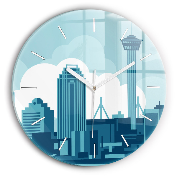 Reloj de pared redondo Arquitectura en Estados Unidos