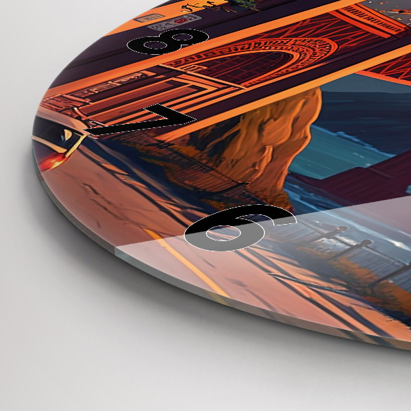 Reloj redondo pared Puente de San Francisco