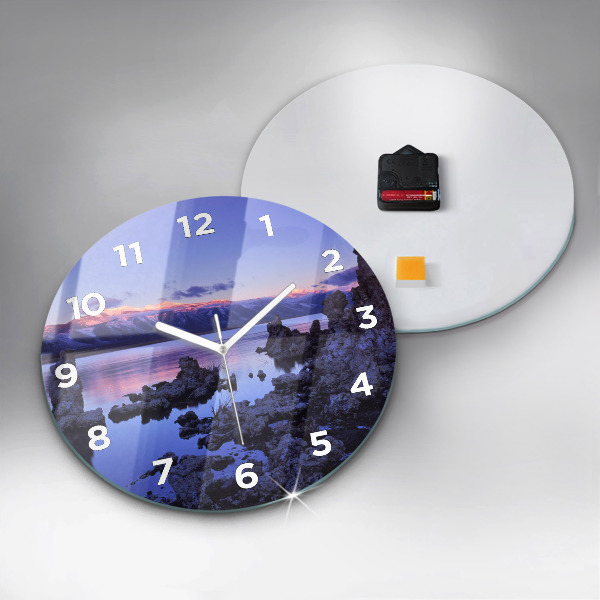 Reloj de pared redondo Lago California