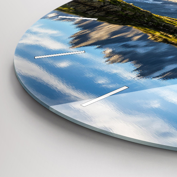 Reloj de pared redondo Valle de Chamonix, Alpes franceses