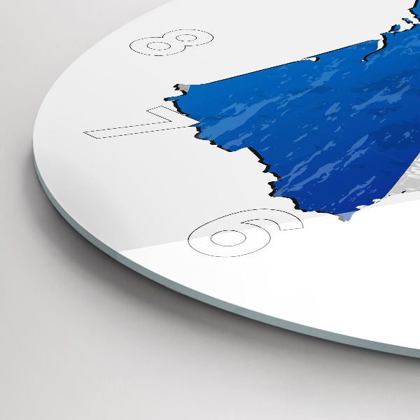 Reloj de pared redondo Bandera de Francia