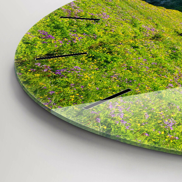 Reloj de cristal redondo Reserva natural de Hornstrandir Islandia