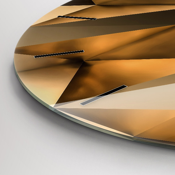 Reloj de pared redondo Textura geométrica