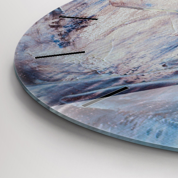 Reloj de pared redondo Textura de pintura abstracta