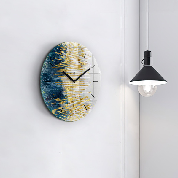 Reloj redondo pared Patrón decorativo