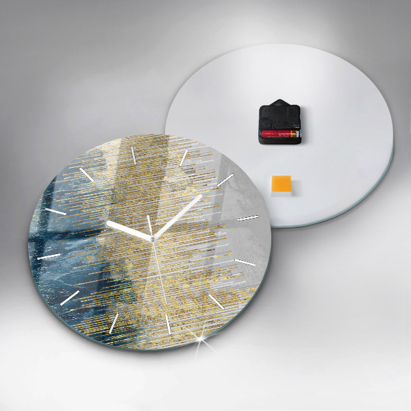 Reloj redondo pared Patrón decorativo