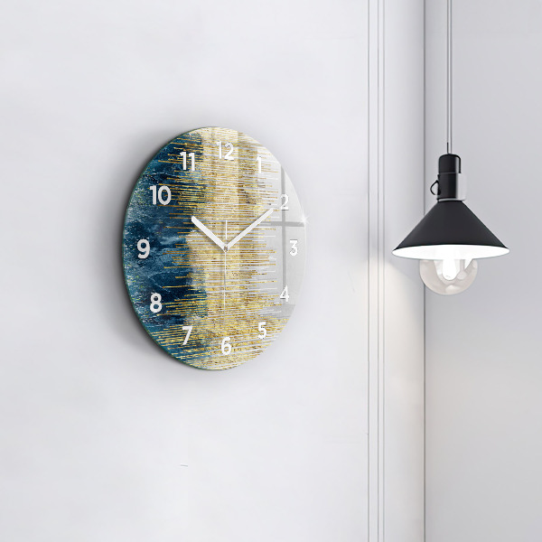 Reloj redondo pared Patrón decorativo