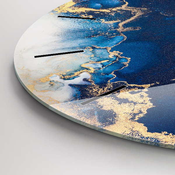 Reloj de pared redondo Patrón de mármol