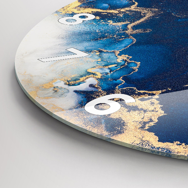 Reloj de pared redondo Patrón de mármol