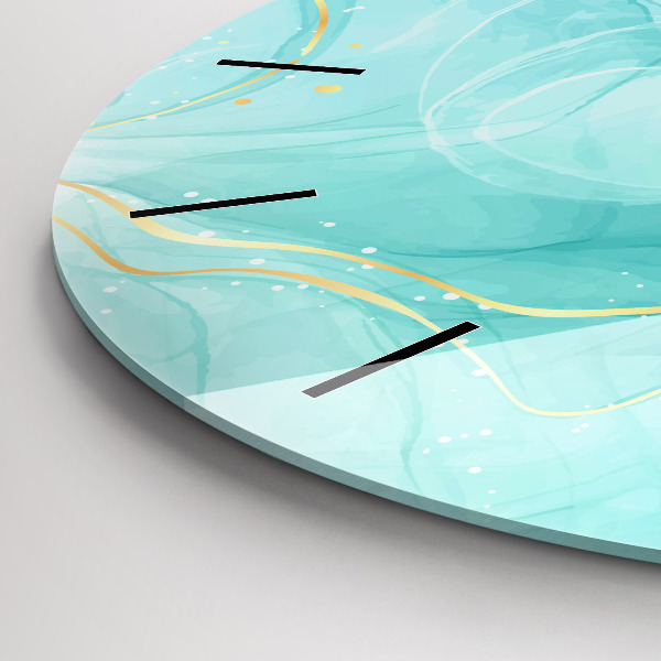 Reloj de pared redondo Mármol abstracto