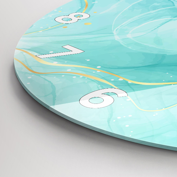 Reloj de pared redondo Mármol abstracto