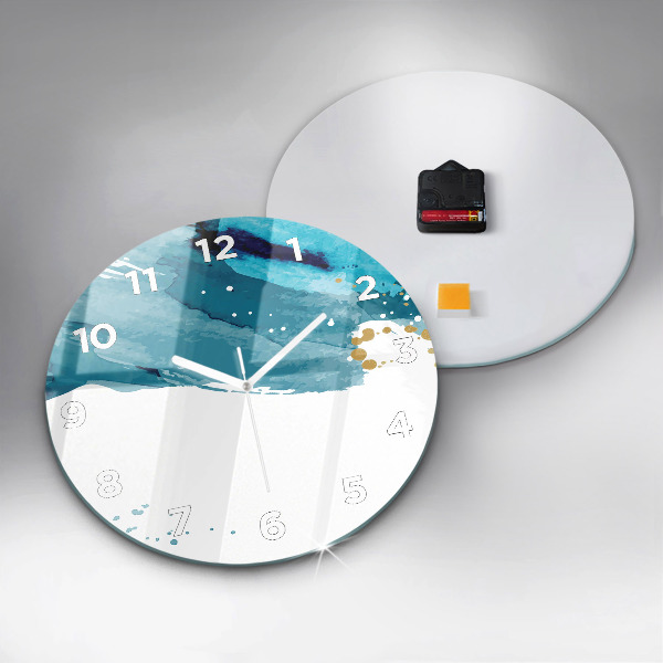 Reloj redondo pared Pinceladas