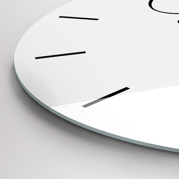 Reloj redondo pared Inscripción de viaje