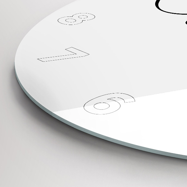 Reloj redondo pared Inscripción de viaje