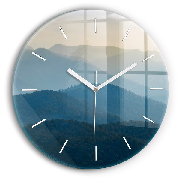 Reloj de pared redondo Paisaje abstracto