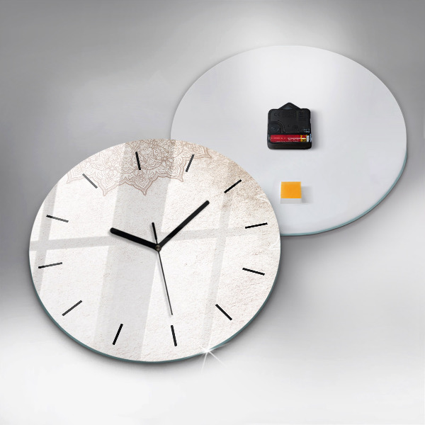 Reloj de pared redondo Patrón decorativo