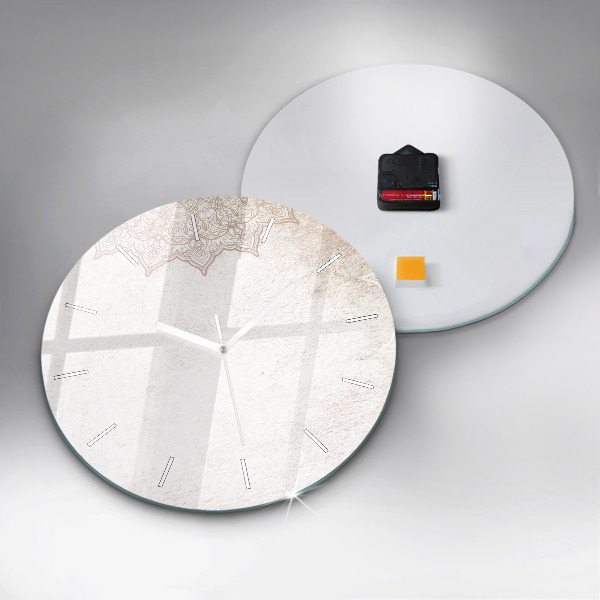 Reloj de pared redondo Patrón decorativo