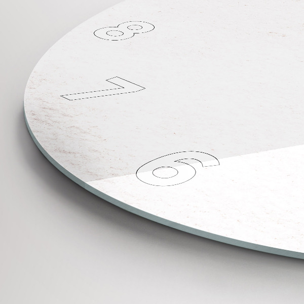 Reloj de pared redondo Patrón decorativo