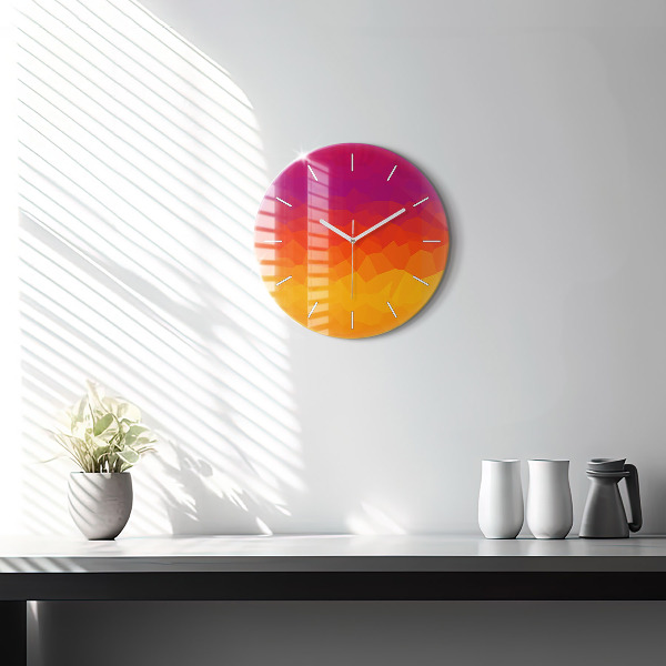 Reloj redondo pared Amanecer