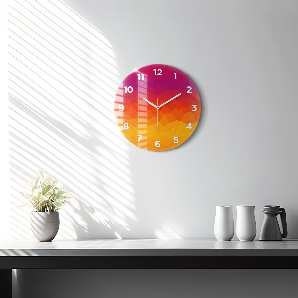 Reloj redondo pared Amanecer