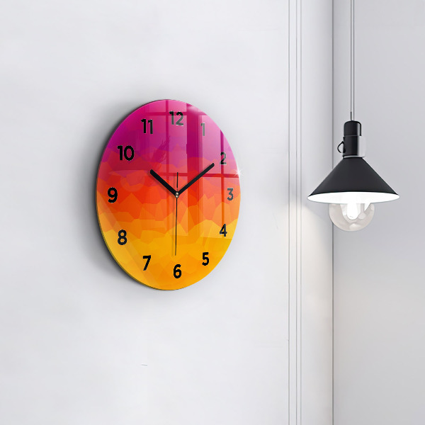 Reloj redondo pared Amanecer