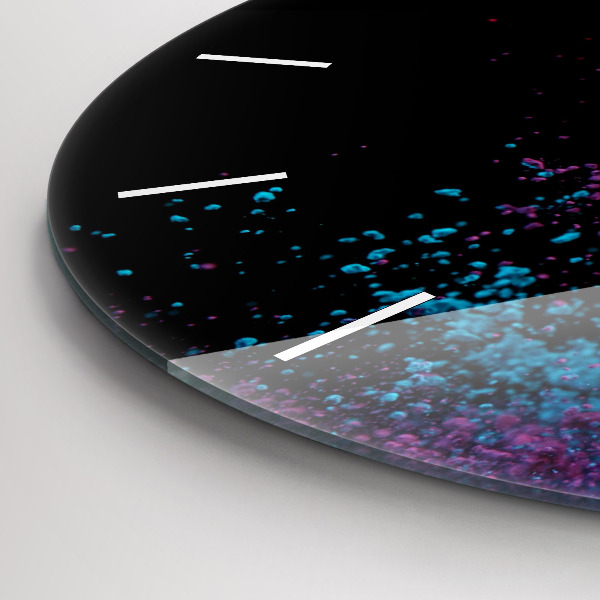 Reloj de pared redondo Explosión de colores