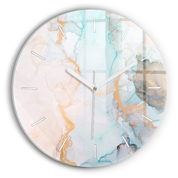 Reloj redondo pared Imagen abstracta