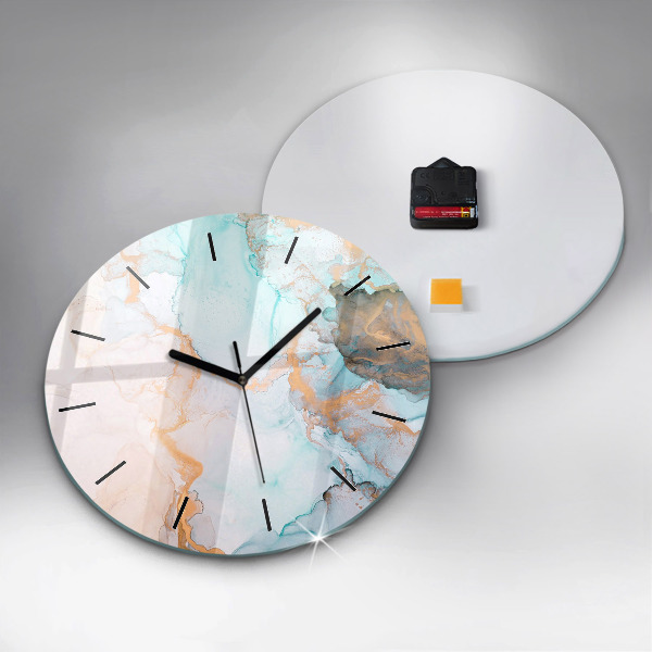 Reloj redondo pared Imagen abstracta